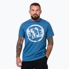 Tricou pentru bărbați Pitbull Logo Palms shade blue