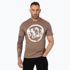 Tricou pentru bărbați Pitbull Logo Palms brown savana