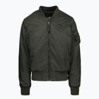 Geacă pentru bărbați Pitbull Hacket Washed Bomber dark green