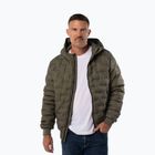 Geacă de iarnă pentru bărbați Pitbull Fisk Quilted Hooded olive