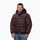 Geacă de iarnă pentru bărbați Pitbull Dillon Quilted Hooded burgundy