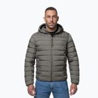 Geacă de iarnă pentru bărbați Pitbull Foothill Hooded Padded taupe