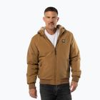 Geacă de iarnă pentru bărbați Pitbull Elkwood 3 Sherpa Hooded honney yellow