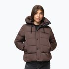 Geacă de iarnă pentru femei Pitbull Amalia Padded Hooded dark chocolate