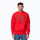 Bluză pentru bărbați Pitbull So Cal Crewneck fluo/red