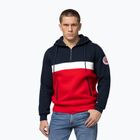 Bluză pentru bărbați Pitbull Gibson Hooded dark navy/red