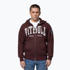Bluză pentru bărbați Pitbull Norton Hooded Zip dark burgundy