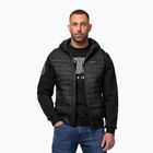 Vestă pentru bărbați Pitbull Hofer Hybrid Padded Hooded black