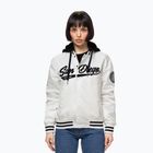 Geacă pentru femei Pitbull Angela San Diego Hooded Varsity off white