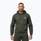 Bluză pentru bărbați Pitbull Tape Parker Hooded old green