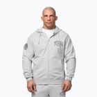 Bluză pentru bărbați Pitbull Badger Hooded Zip grey/melange