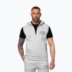 Bluză pentru bărbați Pitbull Badger Hooded Vest Zip grey/melange