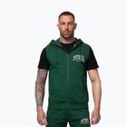Bluză pentru bărbați Pitbull Badger Hooded Vest Zip hunter green