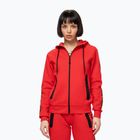 Bluză pentru femei Pitbull Explory Tape Hooded Zip fluo/red