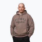 Bluză pentru bărbați Pitbull Midnight Sweatshirt Hooded brown savana