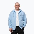 Bluză pentru bărbați Pitbull Midnight Sweatshirt Zip Hooded sky blue
