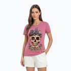 Tricou pentru femei Pitbull Dia De Los Perros washed pink