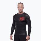 Rashguard cu mânecă lungă pentru bărbați Pitbull Ray Rashguard fluo/red