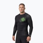 Rashguard cu mânecă lungă pentru bărbați Pitbull Ray Rashguard fluo green