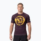 Tricou pentru bărbați Pitbull Rashguard Logo Palms brown