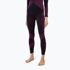 Pantaloni termoactivi pentru femei 4F negru-roz H4Z22-BIDB031D