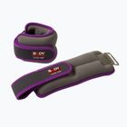 Greutăți pentru încheieturi Body Sculpture Bb 2700U 2 x 0,5 kg grey/purple