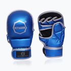 Mănuși de sparing Octagon Mettalic MMA blue