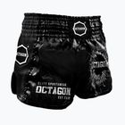 Pantaloni scurți de antrenament pentru bărbați Octagon Crushed 2 Muay Thai negru