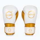 Mănuși de box Octagon Prince white/gold