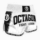 Pantaloni scurți de antrenament Octagon Kickboxing/Muay Thai Legion Fight Legion Premium white