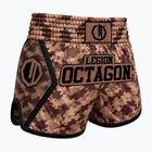Pantaloni scurți de antrenament Octagon Legion Kickboxing/Muay Thai Premium desert storm