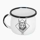 Cană de drumeții Alpinus Enamelled White Lynx