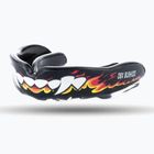 Protecție maxilar DBX BUSHIDO Flame HydraGel black/white/yellow