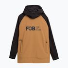 Jachetă de snowboard pentru bărbați 4F M150 bej