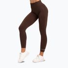 Colanți de antrenament pentru femei Gym Glamour Push Up Chocolate 370