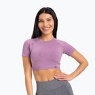 Tricou de antrenament pentru femei Gym Glamour Seamless Rashguard lilac