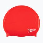 Șapcă de înot pentru copii Speedo Plain Flat Silicone roșu 8-709931959