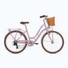 Bicicletă de oraș pentru adolescenți ATTABO CITY 26" roz