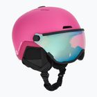 Cască de schi pentru copii ATTABO Avens 2.0 Jr Visor pink