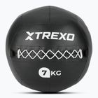 Minge medicinală TREXO Wall Ball 7 kg negru