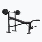 Bancă de antrenament  XTREXO BenchFit Lite cu suport și bară neagră