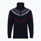 Pulover pentru bărbați Woolcano SWT1093 Granatrowy/Kremowy