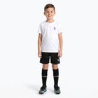 Set fotbal pentru copii OneTeam Precision Set tricou și pantaloni scurți alb