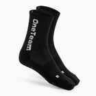 Șosete de fotbal pentru copii OneTeam Precision Grip non-slip 2-pack black