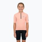 Tricou de ciclism pentru copii ATTABO TEVRA JR cu fermoar scurt roz