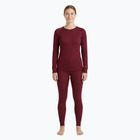 Set de lenjerie termoactivă pentru femei WOOLCANO Merino SET0543 burgundy