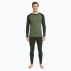 Set de lenjerie termoactivă pentru bărbați WOOLCANO termoaktywna Merino SET0978 khaki