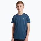Tricou pentru copii de trekking KADVA TrailCore, respirabil, bleumarin