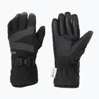 Mănuși de schi pentru femei KADVA Mountain Flow Pro piele 3M Thinsulate negru
