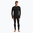 Set de lenjerie termică pentru bărbați KADVA ALPINESTEP COOLMAX THERMAL PRO DRY fără cusături negru
